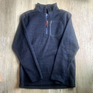 Blue northcrest quarter zip lightweight sweater
